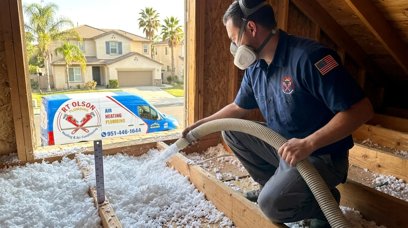 Attic Insulation in Corona