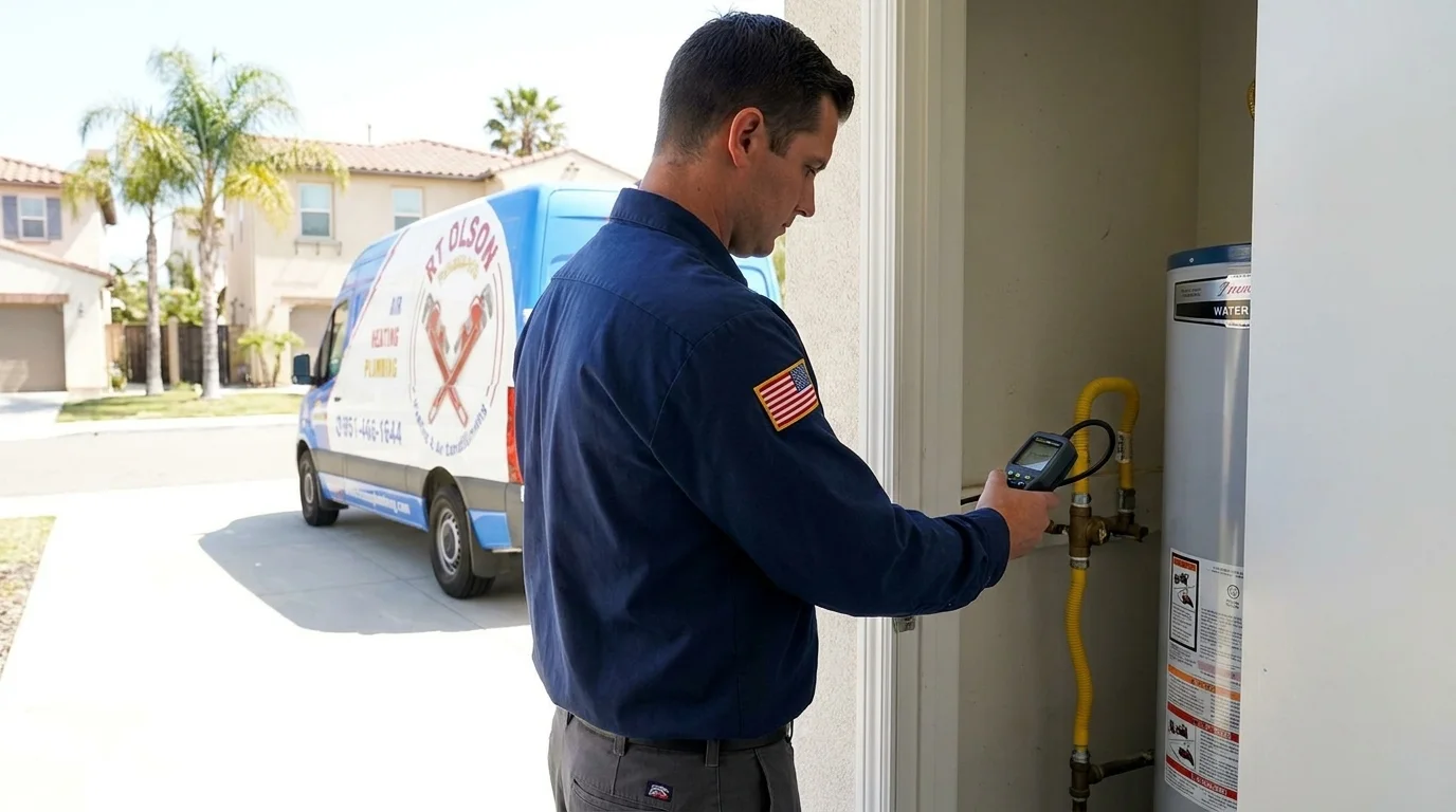 Gas Line Inspections in Corona